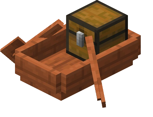 Minecraft 1.19: Acacia_Boat_with_Chest